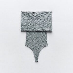 Zara Off The Shoulder Lace Bodysuit